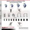 Service Caster 3.5 Inch 316SS Blue Poly Swivel 1-1/4 Inch Expanding Stem Caster Lock Brake SCC SCC-SS316TTLEX20S3514-PPUB-BLUE-114 - alternate 3